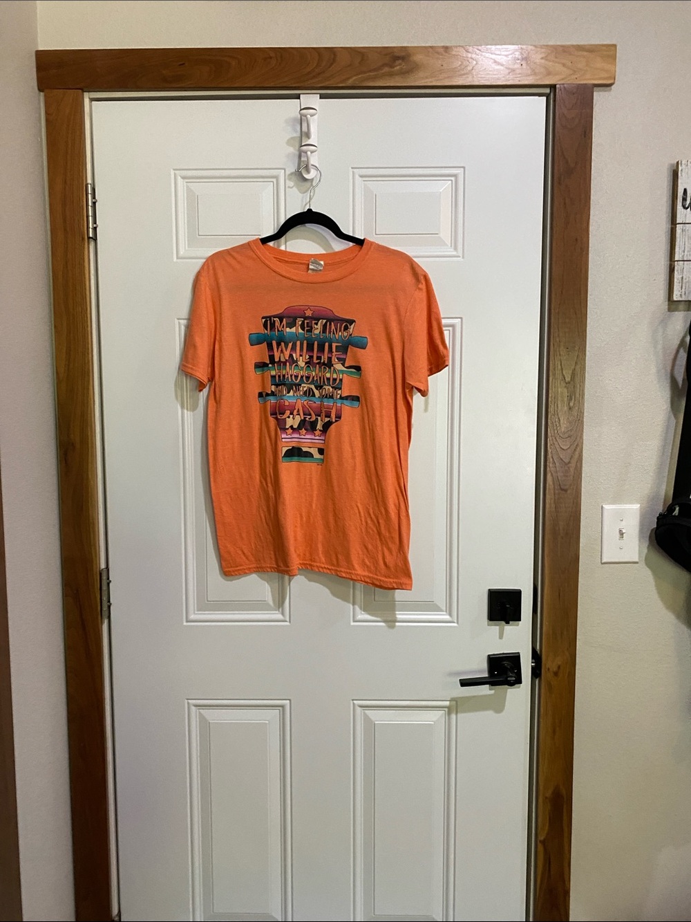 Orange Graphic Tee - Casual Short Sleeve Top